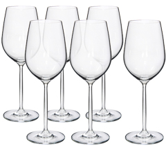 Taca 06pc beaujolais lead free crystal 510ml