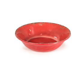 Bowl em melamina coral 19x5cm