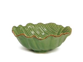 Bowl leaf 17,5x17,5x7cm