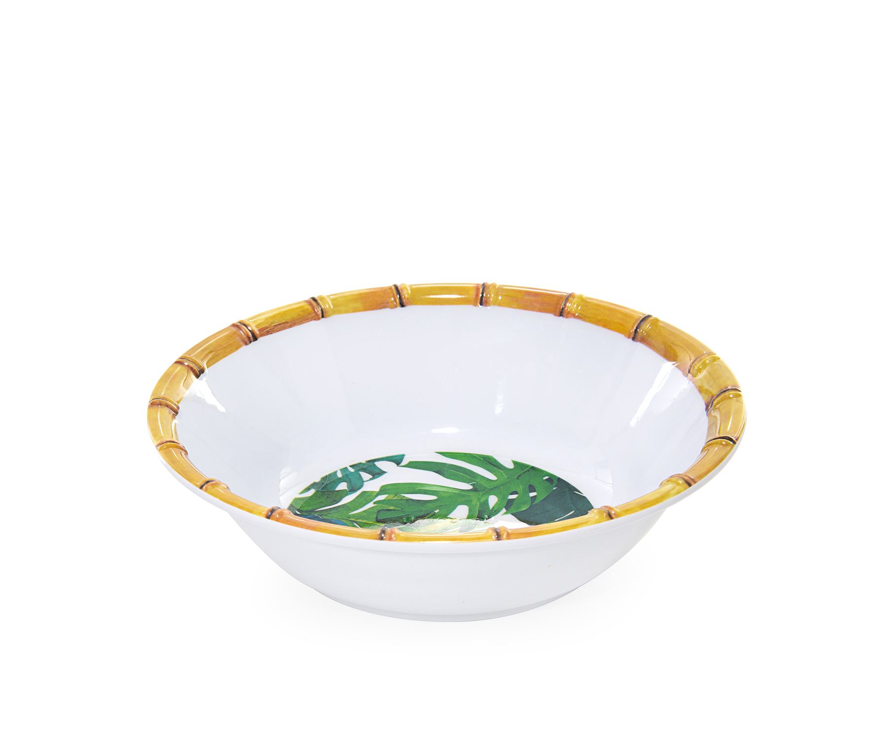 Bowl melamina folhas 18cm