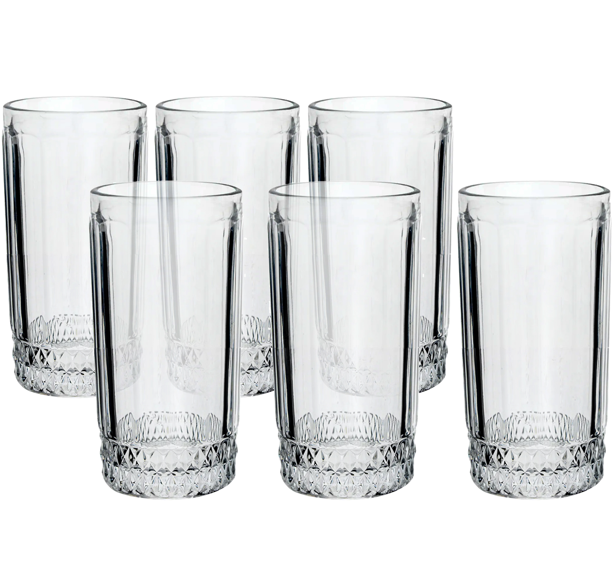 Copo 06pc alto splendor vidro 360ml