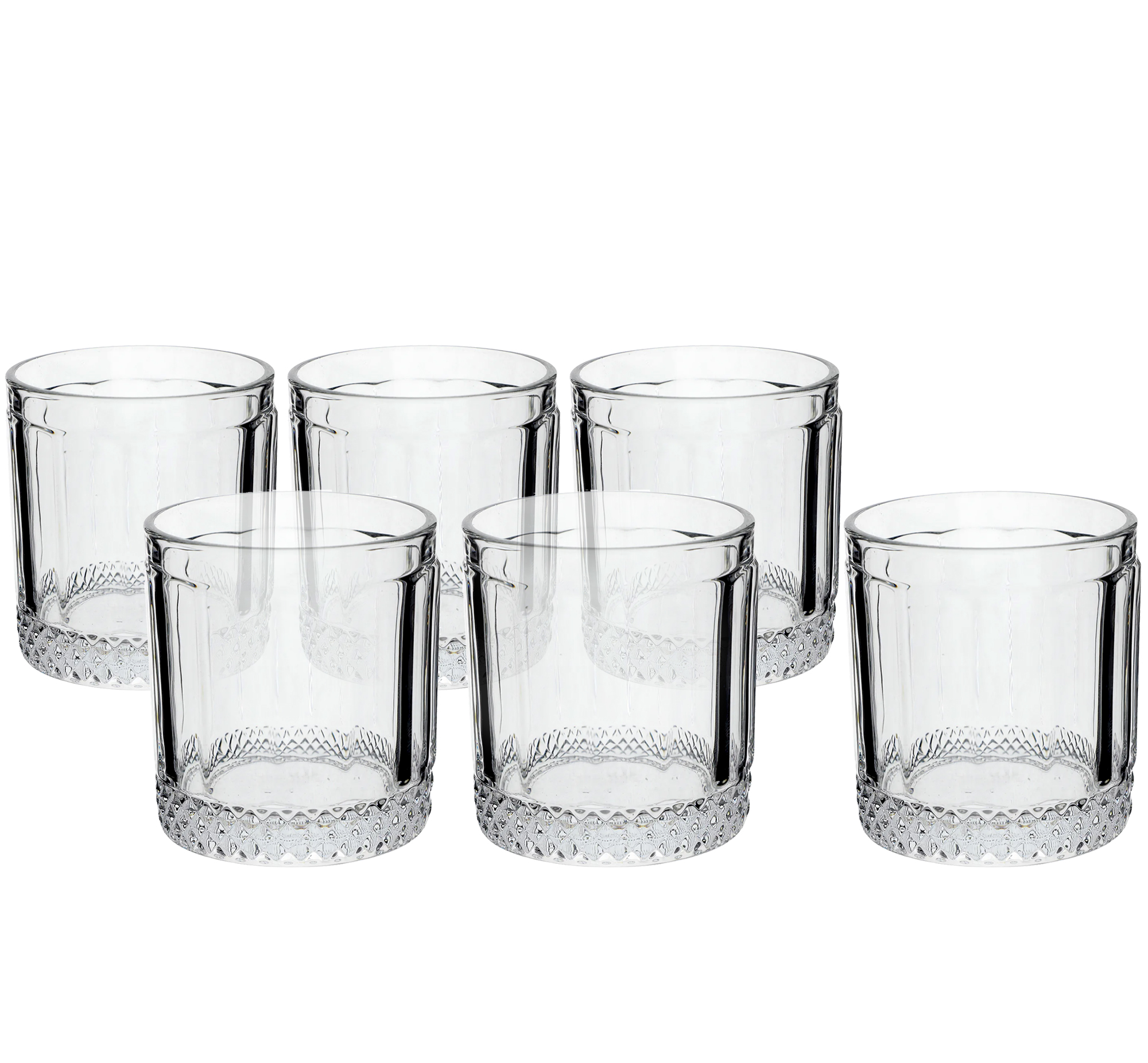Copo 06pc baixo splendor vidro 330ml