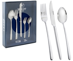 Faqueiro 30pc inox viena wolff