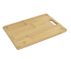 Tabua de corte em bambu 33x24x1,5cm