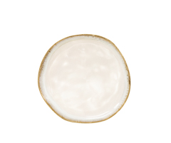 Prato sobremesa organic cream reactive 20cm
