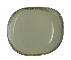 Prato raso handart green isabella 28cm