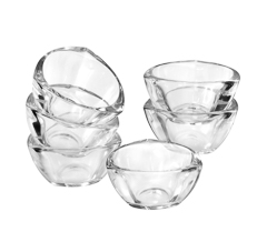 Bowl 06pc cristal vena 11,5x6cm
