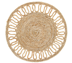 Jogo americano cordas 38cm - fibra natural