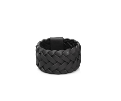 Argola guardanapo trece couro montana preto