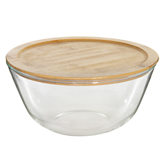 Tigela com tampa bambu g 2600ml