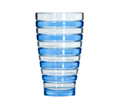 Copo alto stripes blue 555ml