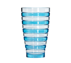 Copo alto stripes turquoise 555ml