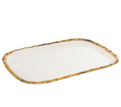 Travessa retangular bambu 45,5x32cm