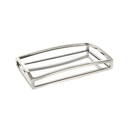 Bandeja sava silver 30x17x5cm