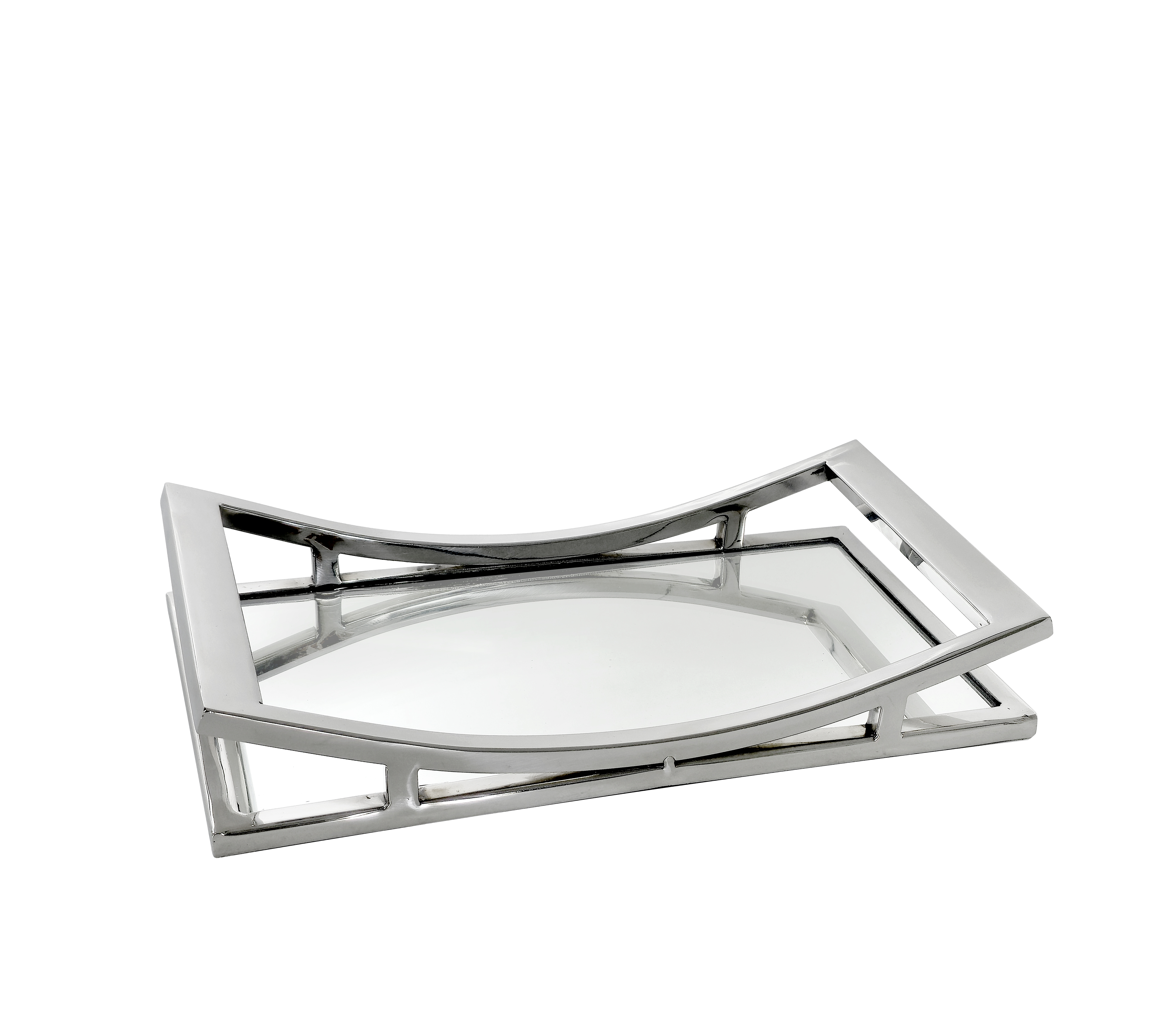 Bandeja silhouette silver m 30x17x4,5cm