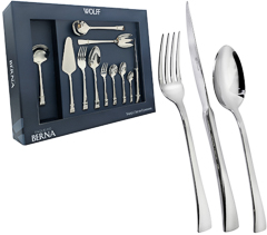Faqueiro 54pc berna inox wolff