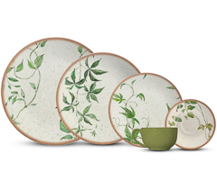Aparelho jantar 20pc tropical leaves