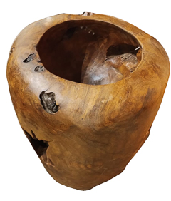 Vaso em madeira