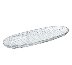 Travessa croco oval 40,5x13,5cm