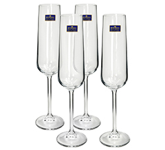 Taca 04pc globo titanium 210ml