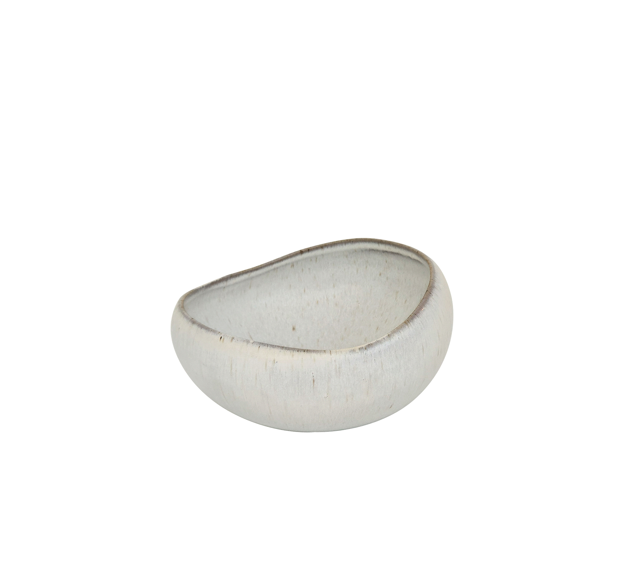 Centro de mesa fundo organic areia 14,5x13,5x7cm
