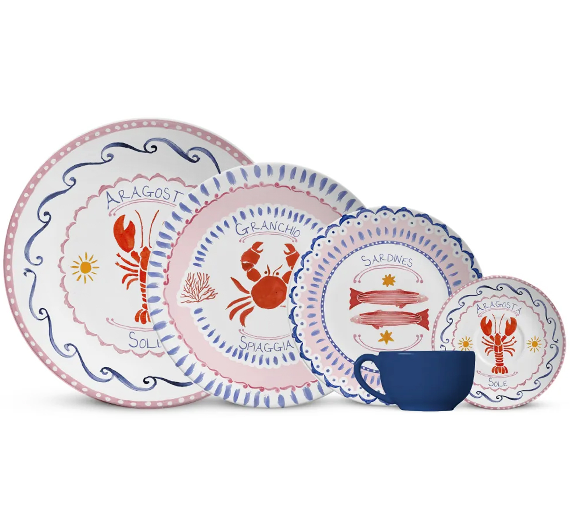 Aparelho jantar 20pc di mare