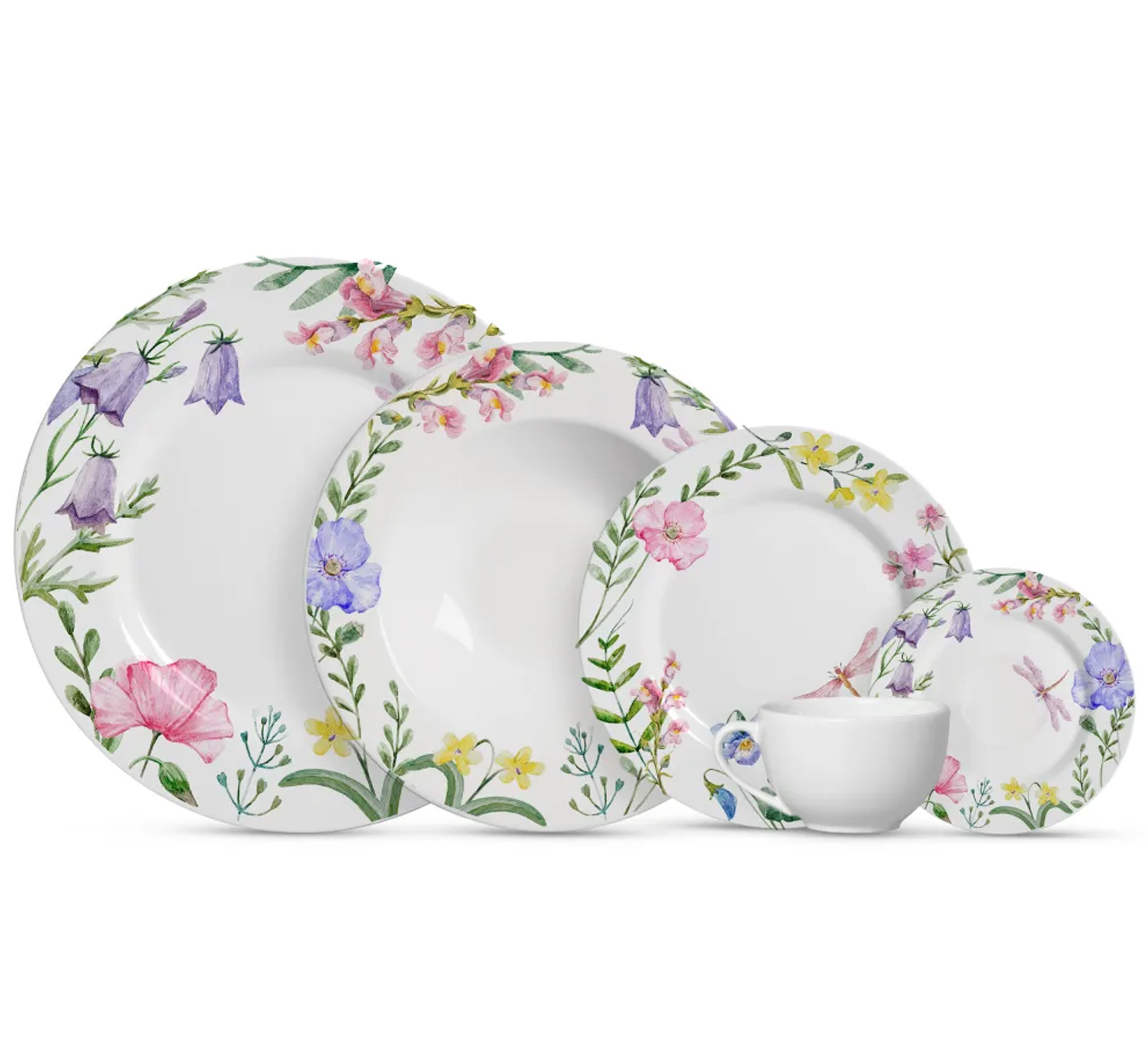 Aparelho jantar 20pc campestre