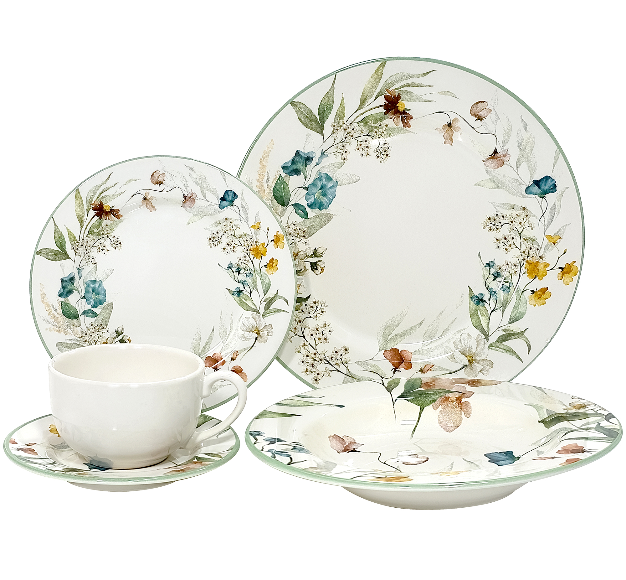 Aparelho jantar 20pc flores la ville