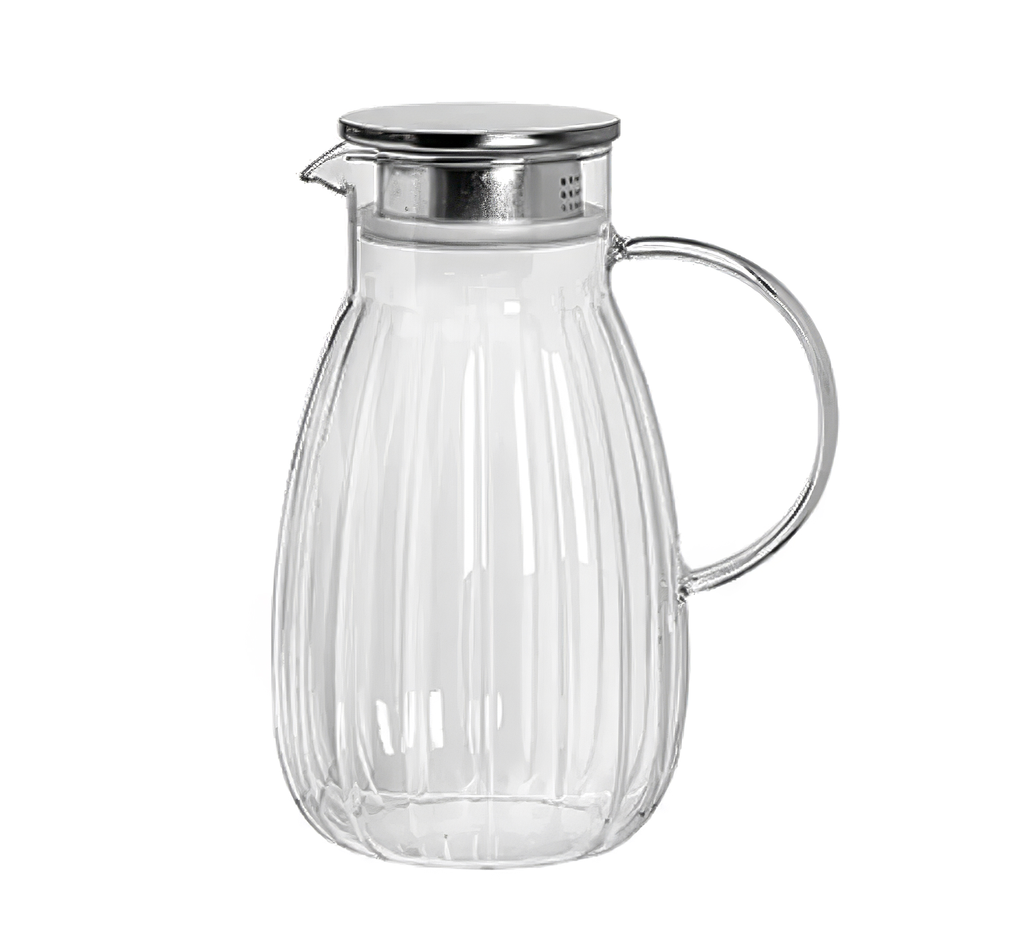 Jarra c/ tampa twinkle em vidro borossilicato 1,8l